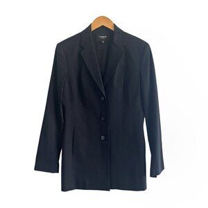 Express Blazer Stretch Black Women’s size 10 3 Button  30.5” Business Profess